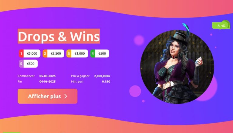 Cadoola Casino drops wins